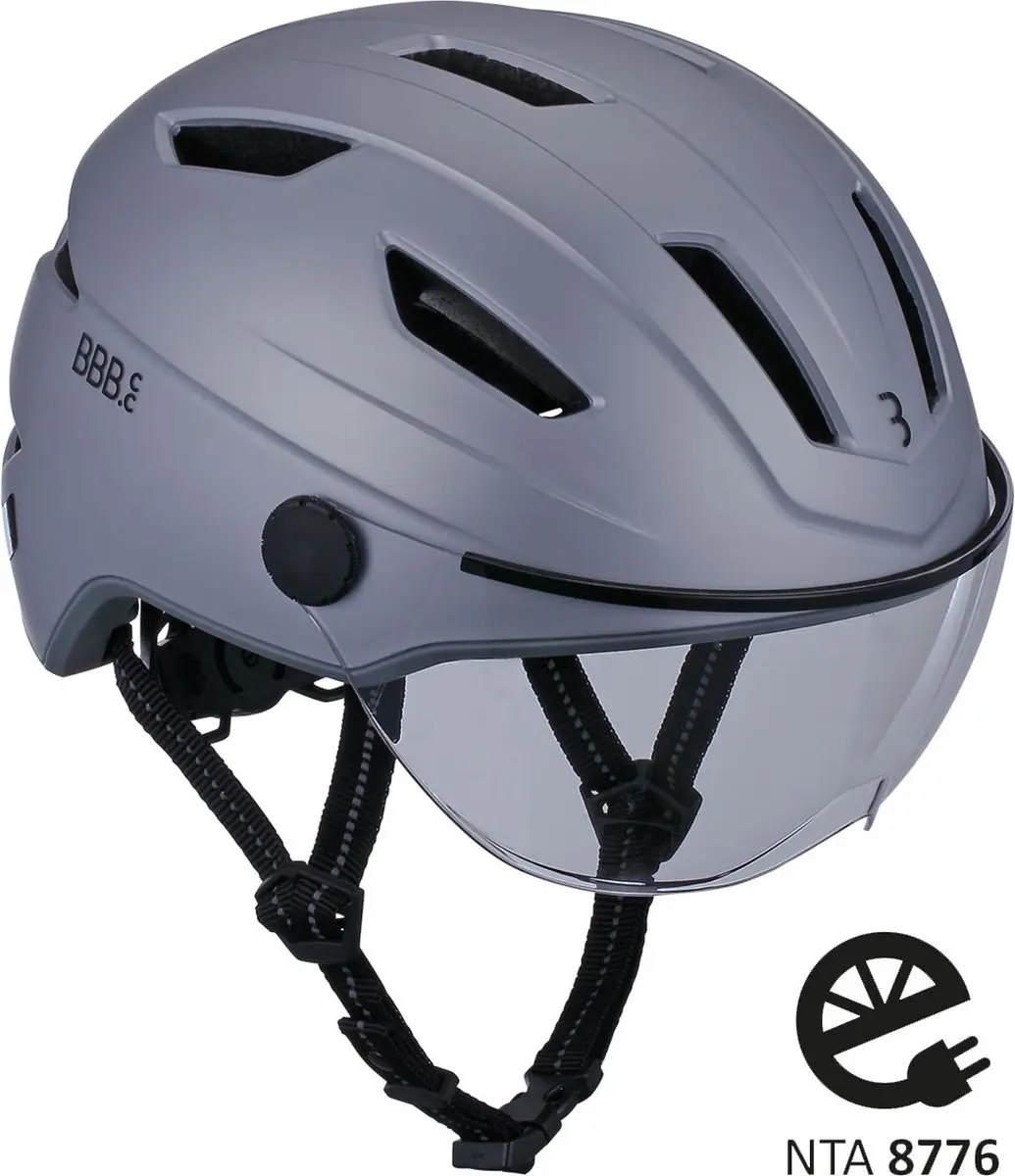 BBB Cycling Move Faceshield Transparant E-bike Helm