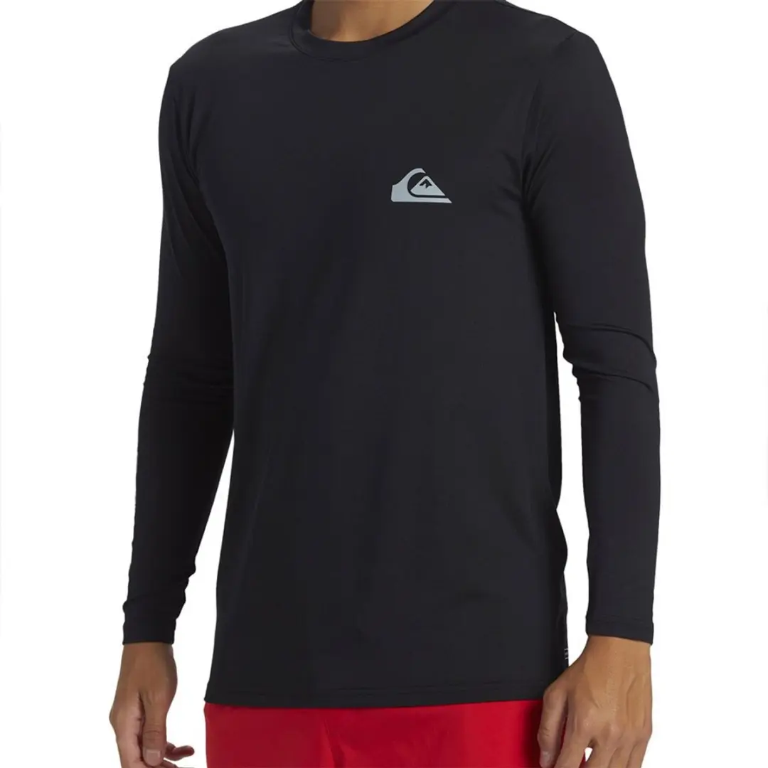 Quiksilver Everyday Surf Rashguard Lange Maten - Zwart - XXL