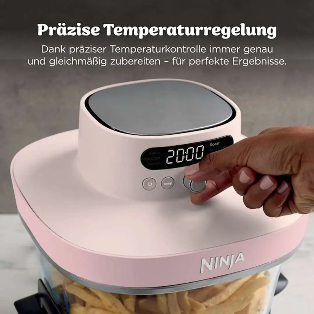 Ninja Crispi Pro 7-in-1 Roze Heteluchtfriteuse 2050W