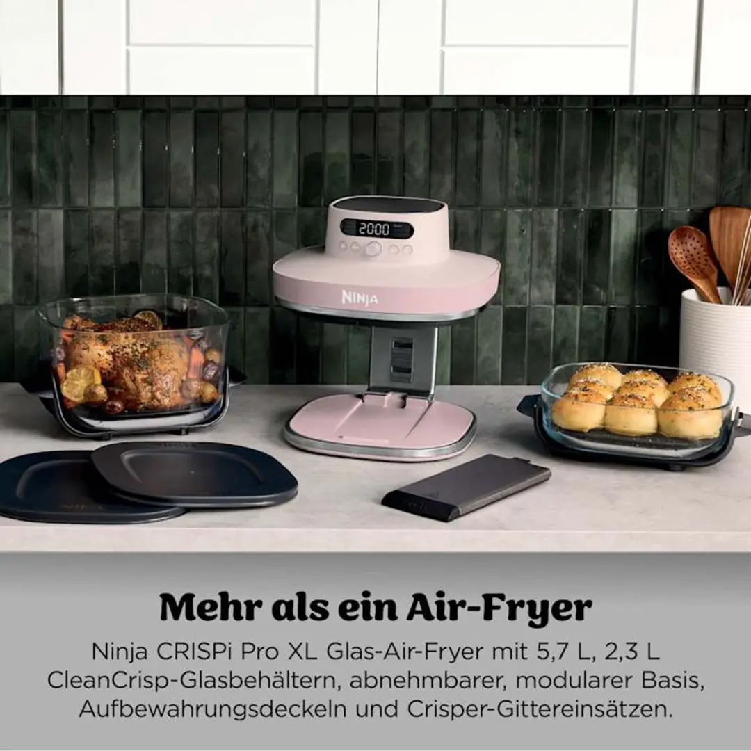 Ninja Crispi Pro 7-in-1 Roze Heteluchtfriteuse 2050W