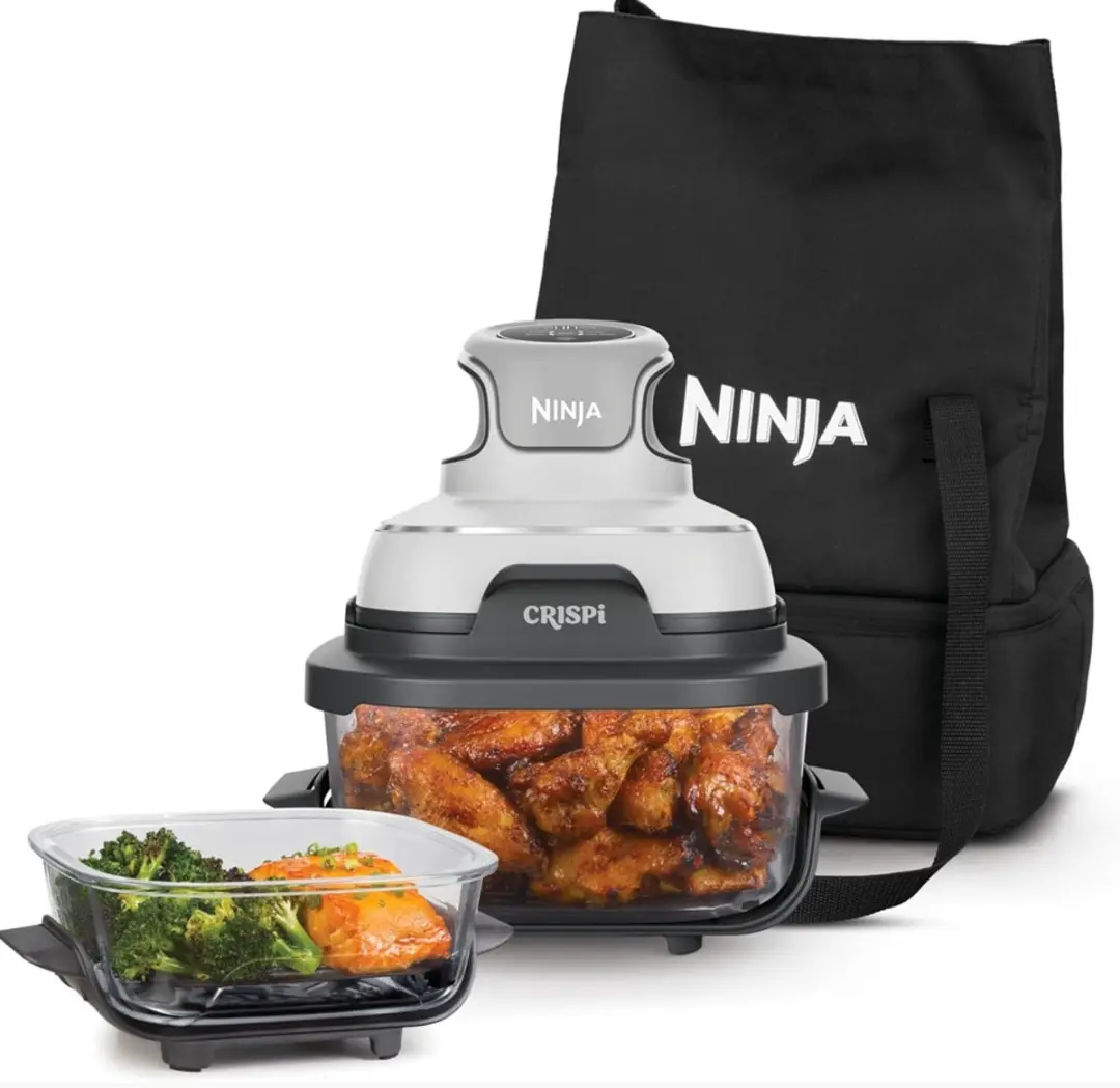 Ninja CRISPi 4-in-1 Compact Glazen Kooksysteem 1700W