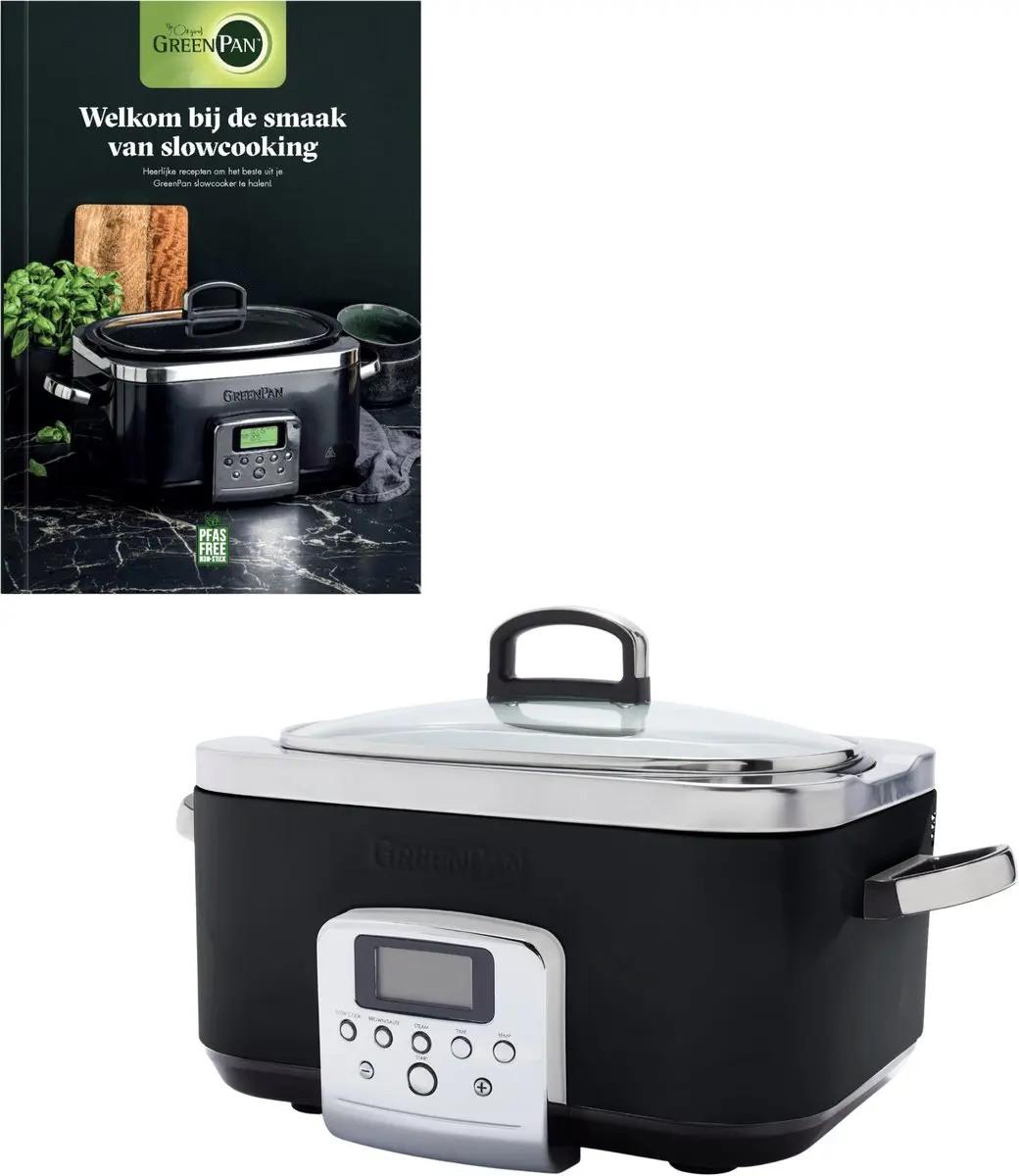 GP ELITE SLOWCOOKER BLACK+ BOEK