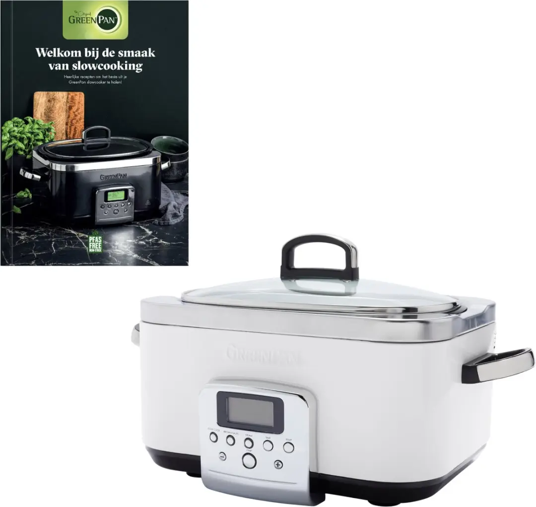 GP ELITE SLOWCOOKER CREAM + BOEK
