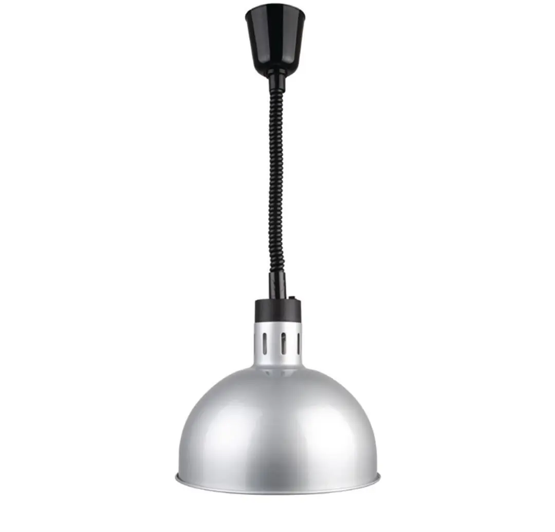 Buffalo verstelbare warmtelamp zilver 250W