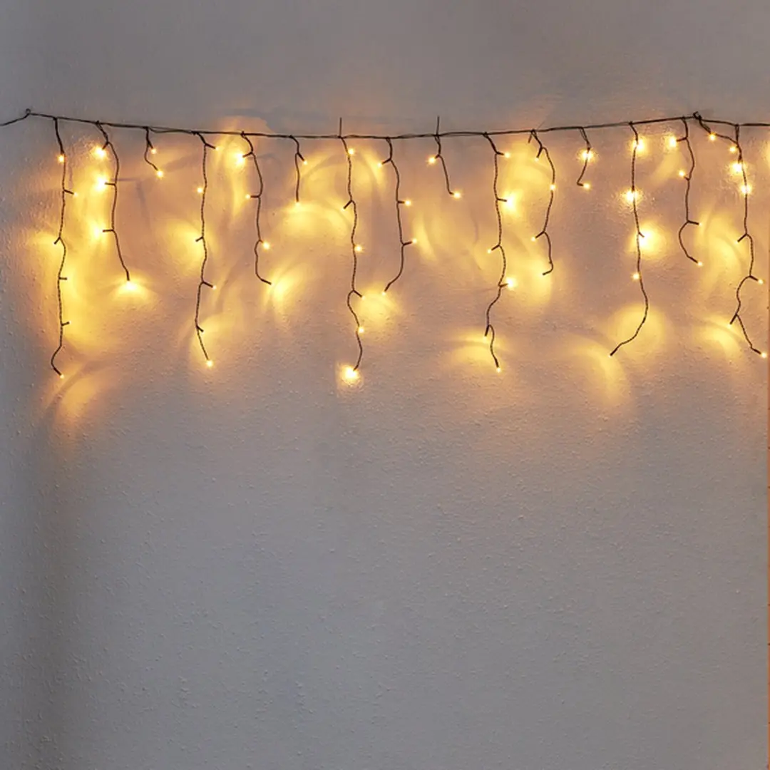 Star Trading LED Icicle Vorhang 240 - 3,07W - Zwart - afbeelding 3 van 6