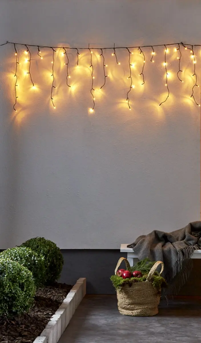 Star Trading LED Icicle Vorhang 240 - 3,07W - Zwart - afbeelding 6 van 6