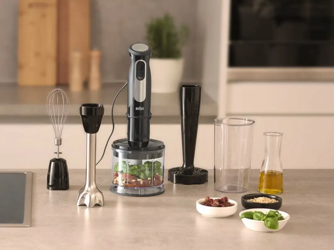 Braun MultiQuick 5 Pro MQ 55307 M Staafmixer 1000W - Zwart/Zilver - afbeelding 6 van 6