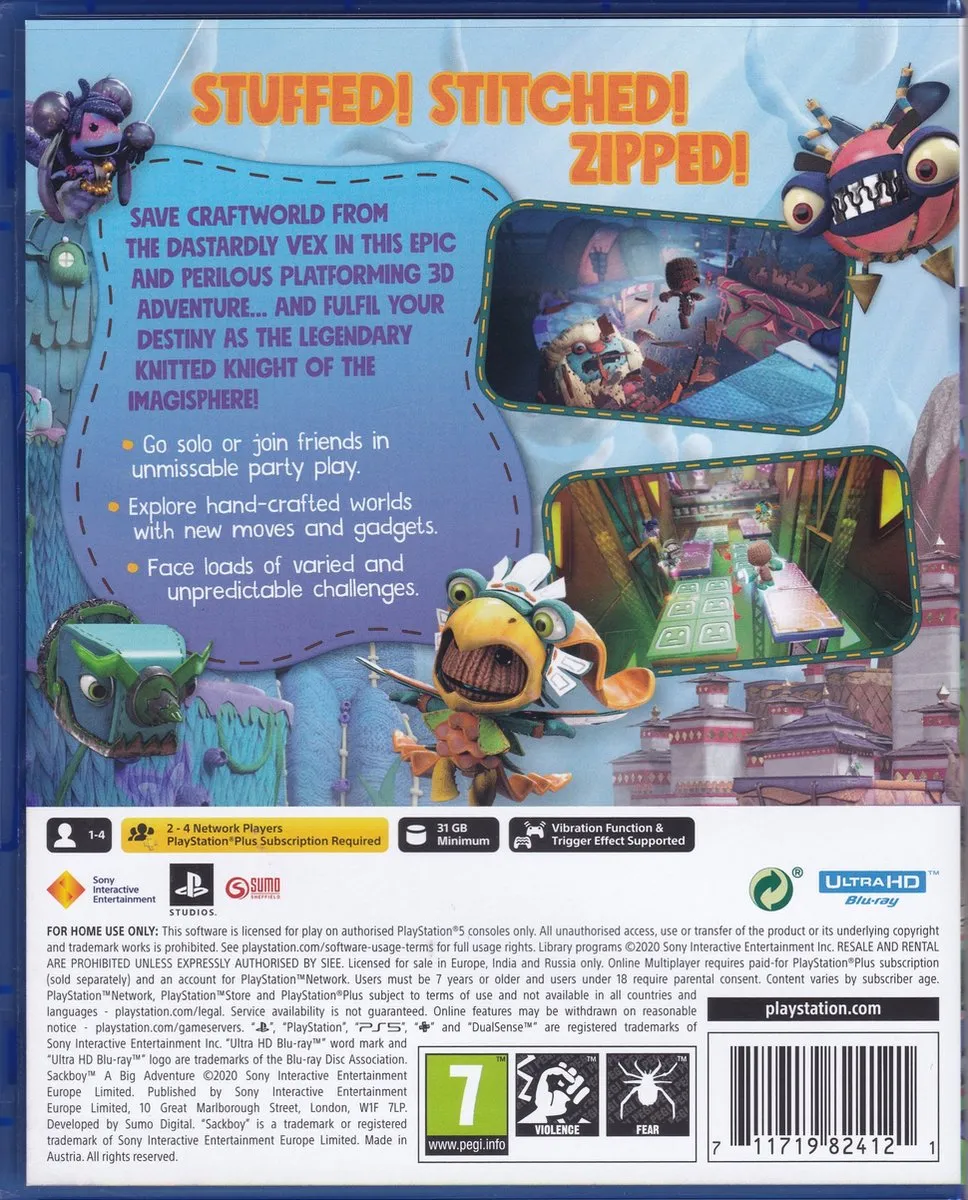 Sony PlayStation Sackboy: A Big Adventure PS5