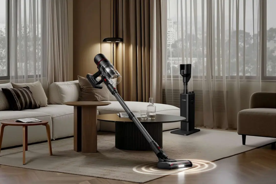 Hyundai Vortex Pro Draadloze Stofzuiger - 155W - Zakloos - Zwart/Rood - afbeelding 4 van 6