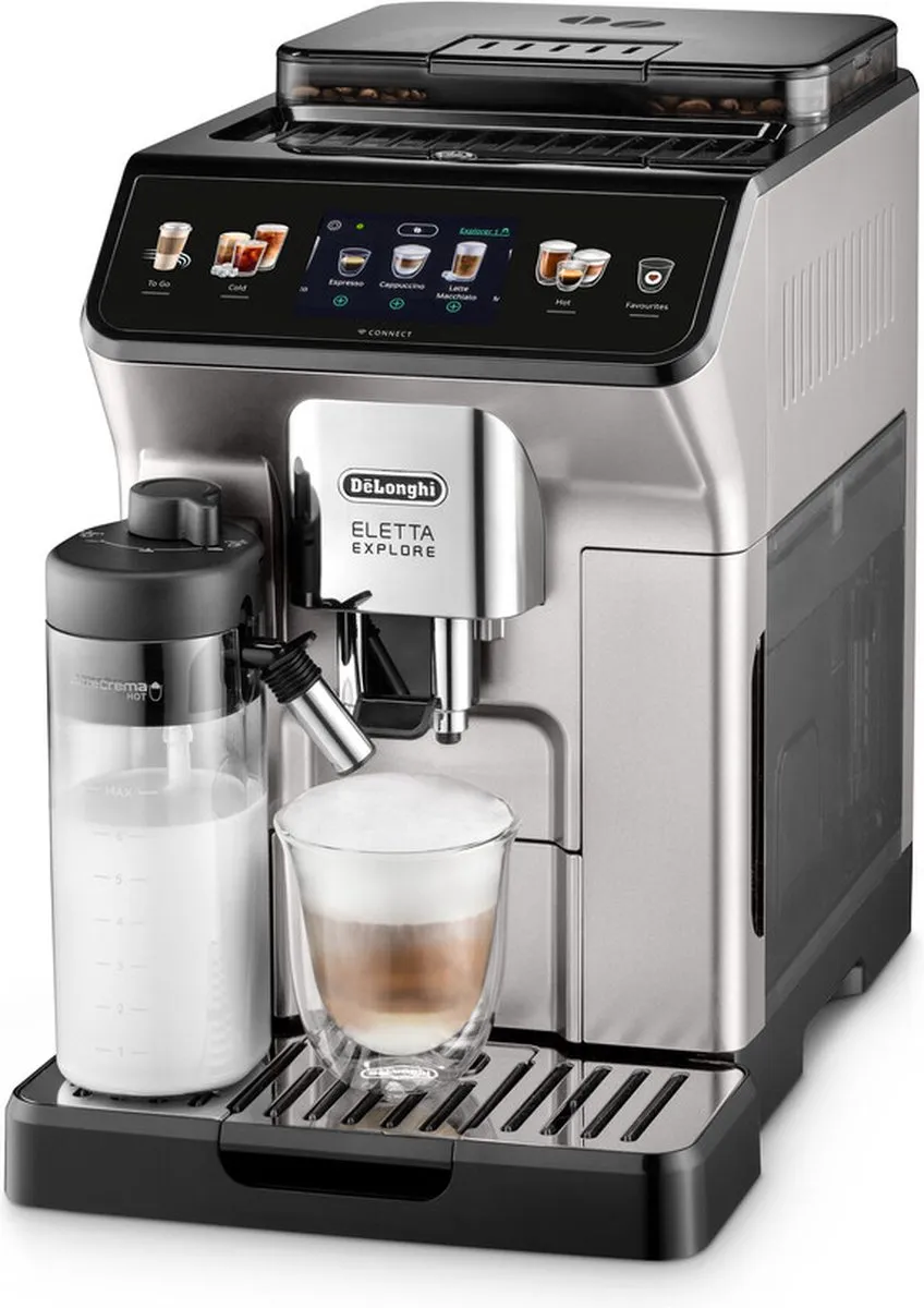 De'Longhi Eletta Explore ECAM450.65.S Espressomachine - Zilver