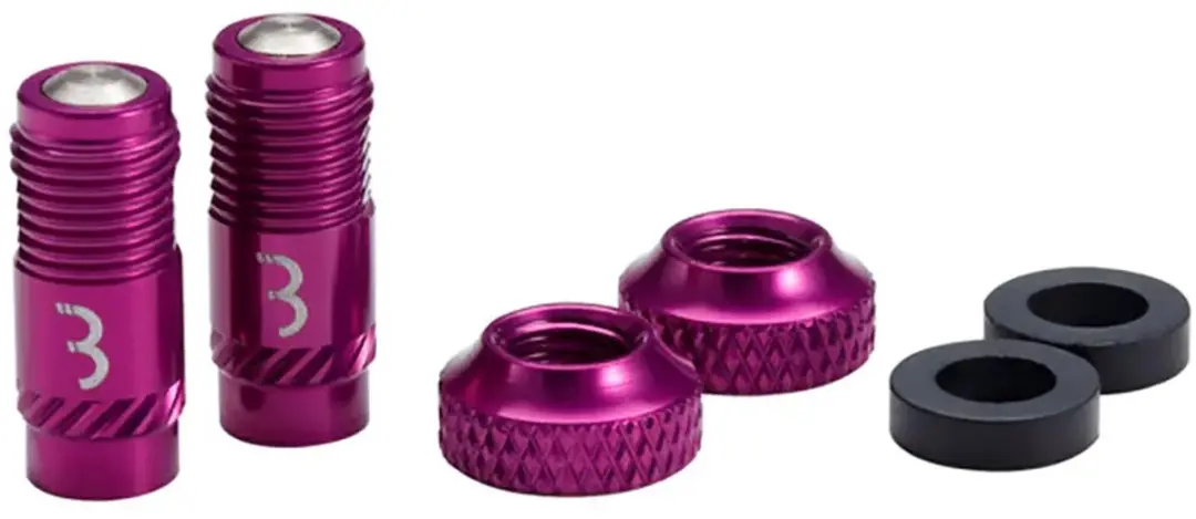 BBB Cycling CoreCap Presta naar Schrader 2 Stuks - Paars