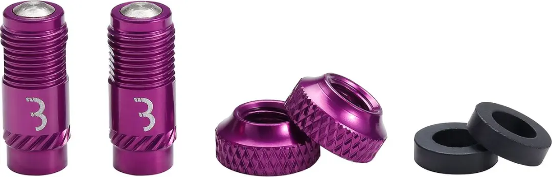 BBB Cycling CoreCap Presta naar Schrader 2 Stuks