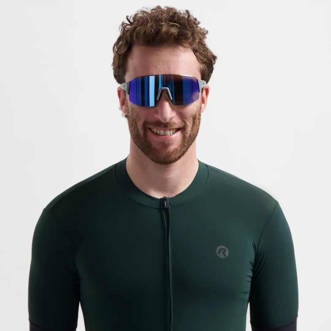 Rogelli Swift Full Revo Fietsbril - Blauw/Zwart
