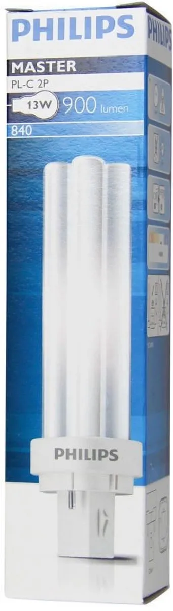 Philips MASTER PL-C 13W Koel Wit Mat Glas