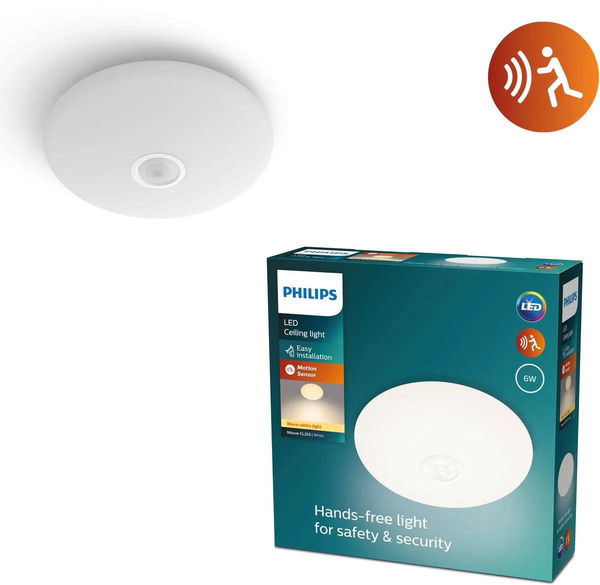 Philips Mauve Plafondlamp 25cm