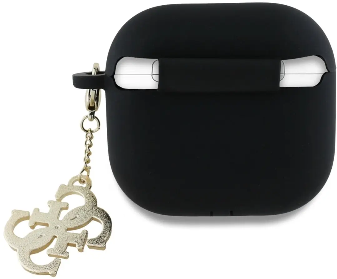 GUESS Case Cover Apple AirPods 4 Siliconen - Transparent - afbeelding 3 van 4