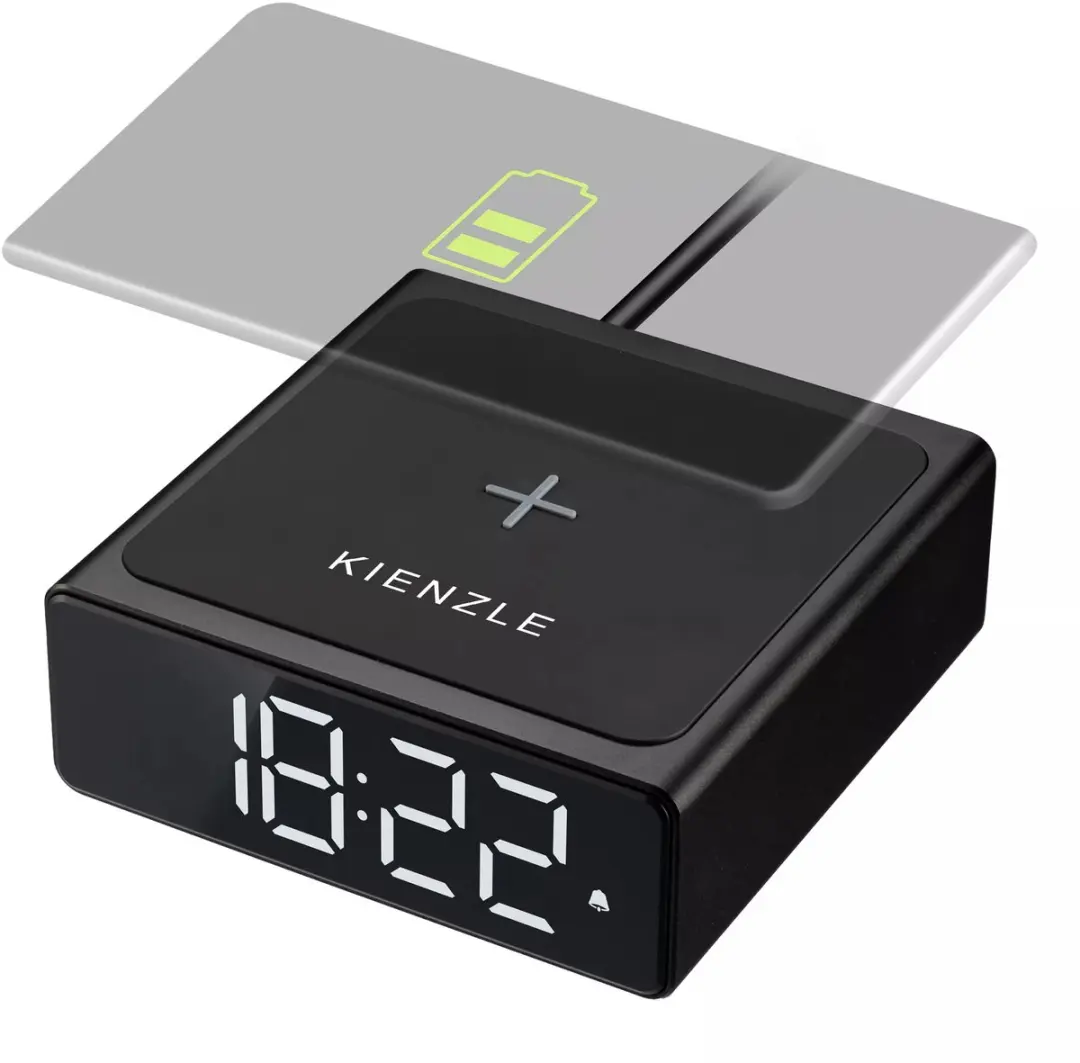 Bresser Kienzle Wekker Draadloos Oplaadstation - Zwart