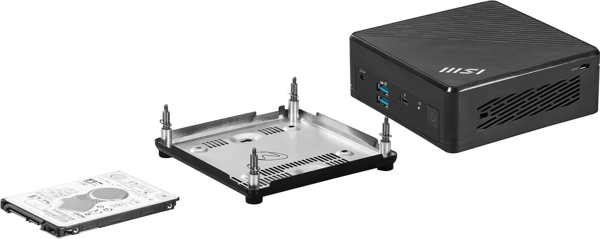 MSI Cubi 5 12M-457EU Mini PC - i7-1255U - 16GB RAM - 512GB SSD - afbeelding 6 van 6
