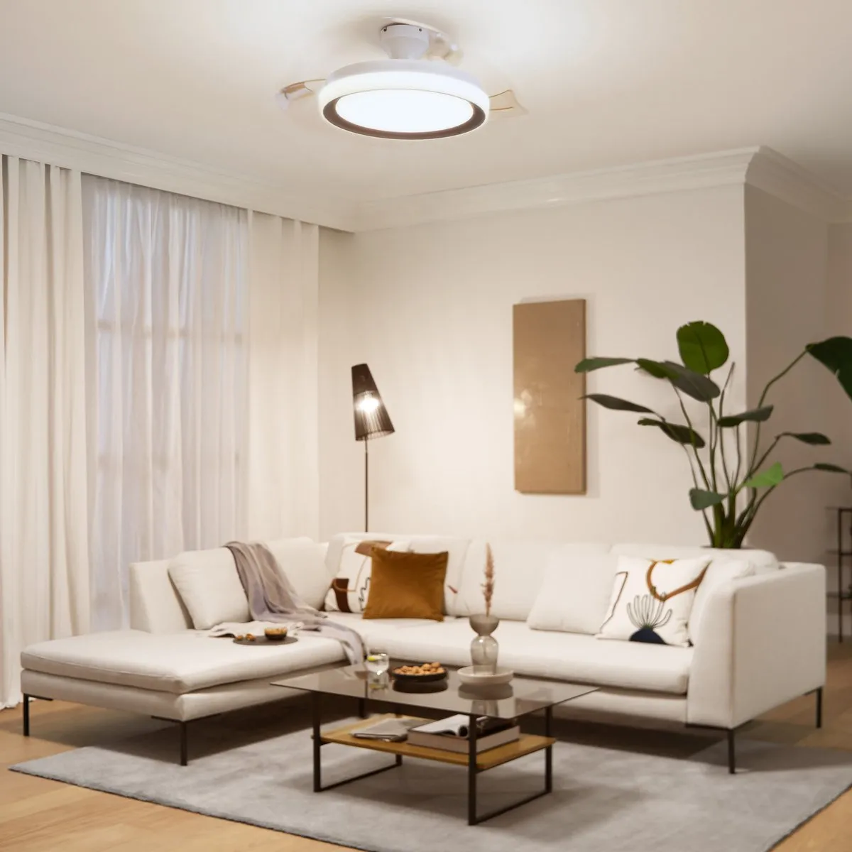 Philips Bliss LED Plafondlamp Goud - 51cm - 5 standen - afbeelding 6 van 6