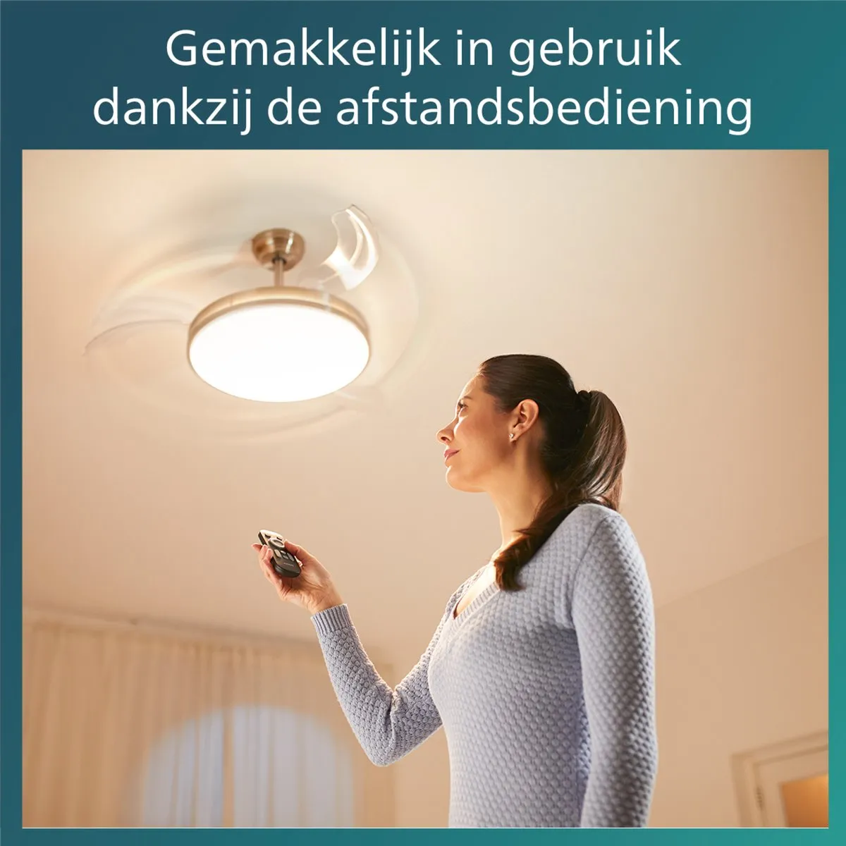 Philips Bliss LED-plafondlamp - met ventilator - goud