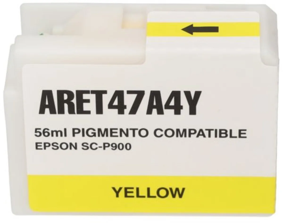 PrintAbout T47A4 Inktcartridge Geel 50ml - Epson