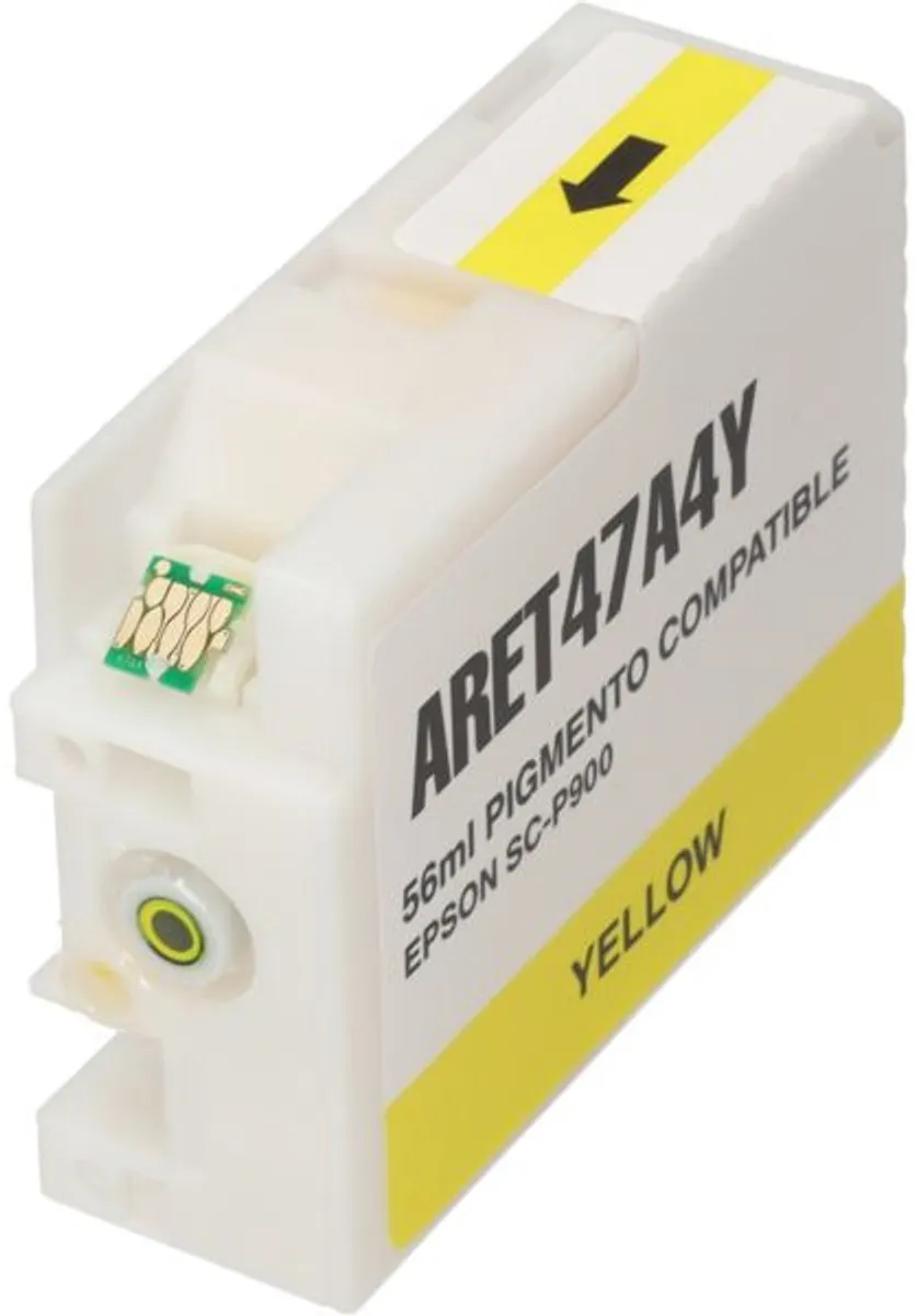 PrintAbout T47A4 Inktcartridge Geel 50ml - Epson