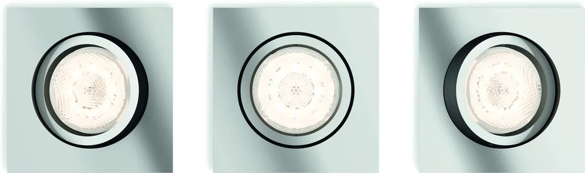 Philips Shellbark Inbouwspot 3x500lm
