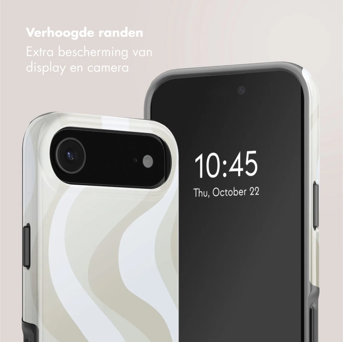 Selencia Hoesje iPhone 17 Air Desert Waves Beige - MagSafe