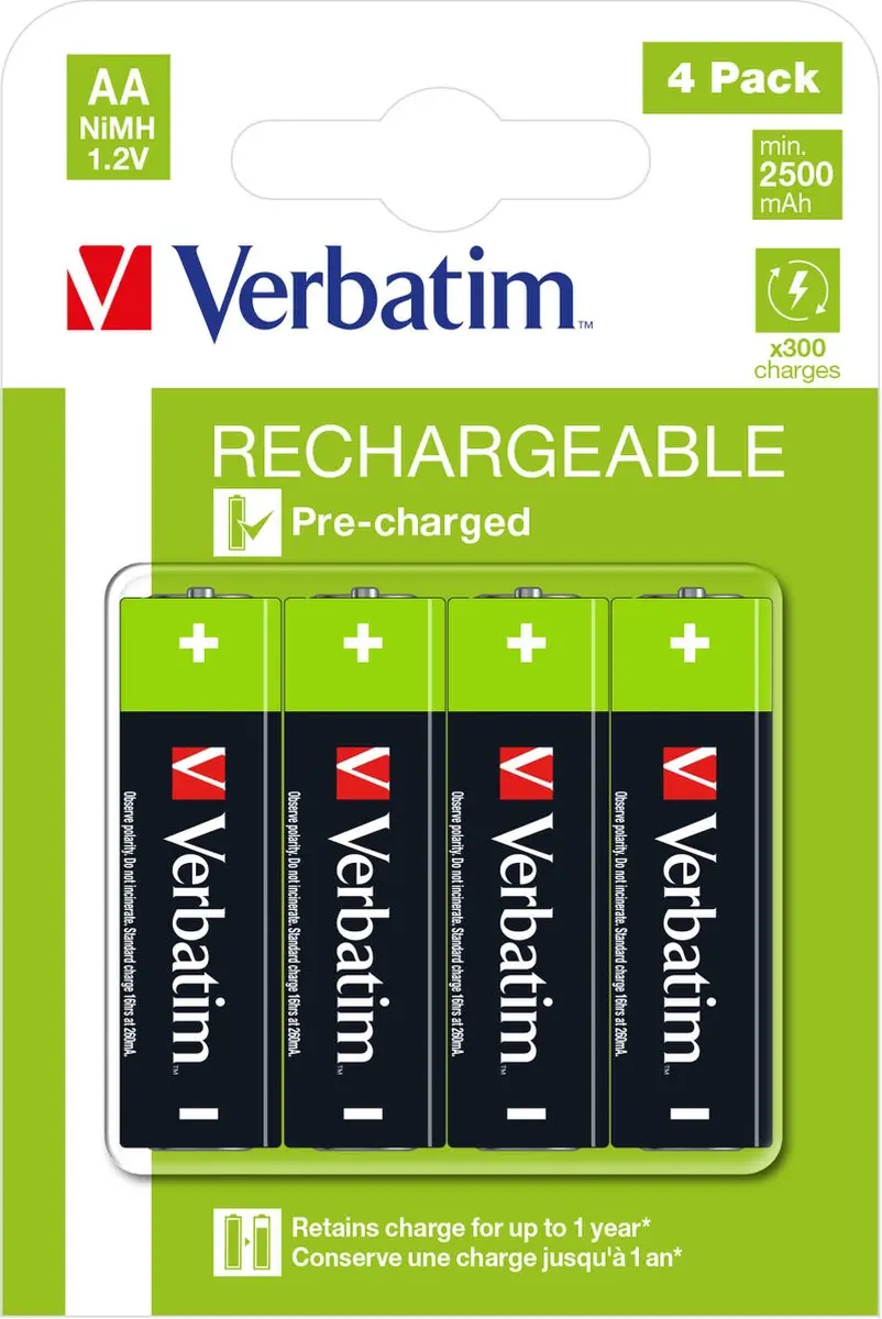 Verbatim AA 2500mAh NiMH Accu