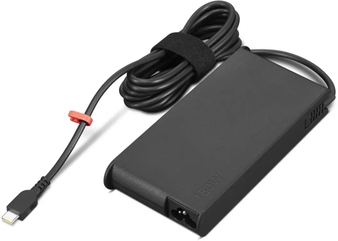 Platte netvoedingsadapter van 180 W (USB-C, GaN) voor ThinkPad Mobile Workstatio