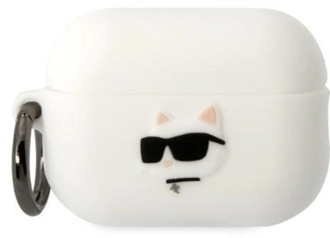 Karl Lagerfeld Choupette Head 3D Siliconen Etui