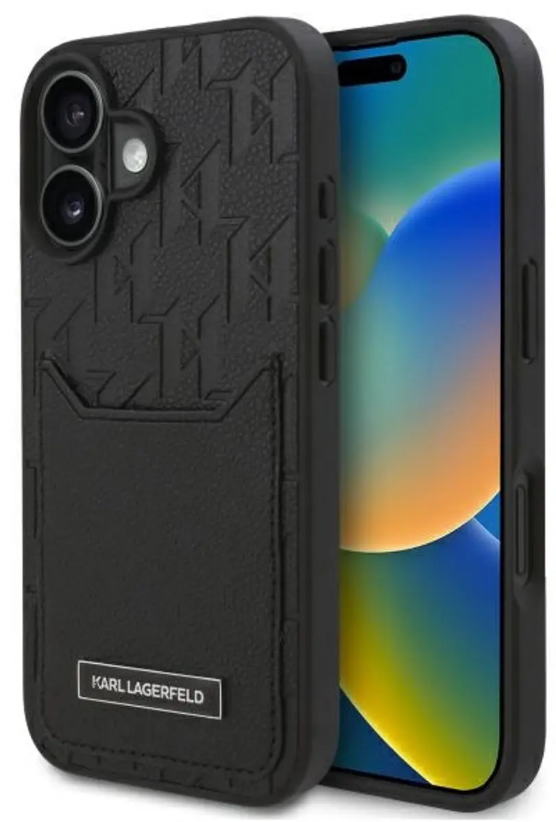 Karl Lagerfeld Monogram iPhone 16 Hoes KLHCP16SPGKHPRPK