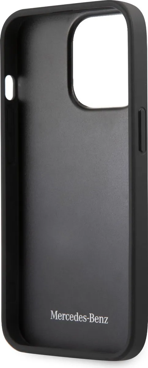 Mercedes-Benz iPhone 13 Pro Hardcover - Beige Perforated Leer - 3666339020798