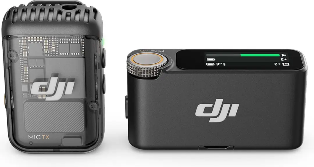 DJI Mic 2 Basic Draadloos Microfoonsysteem - 1 Zender 1 Ontvanger - Shadow Black - afbeelding 5 van 6