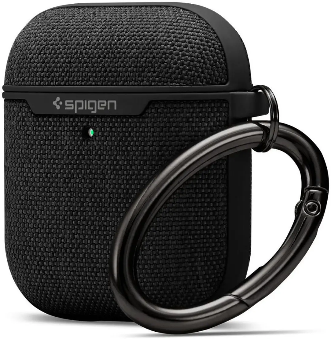Spigen Urban Fit Hoesje AirPods 1/2 - Zwart - Karabijnhaak - afbeelding 2 van 6