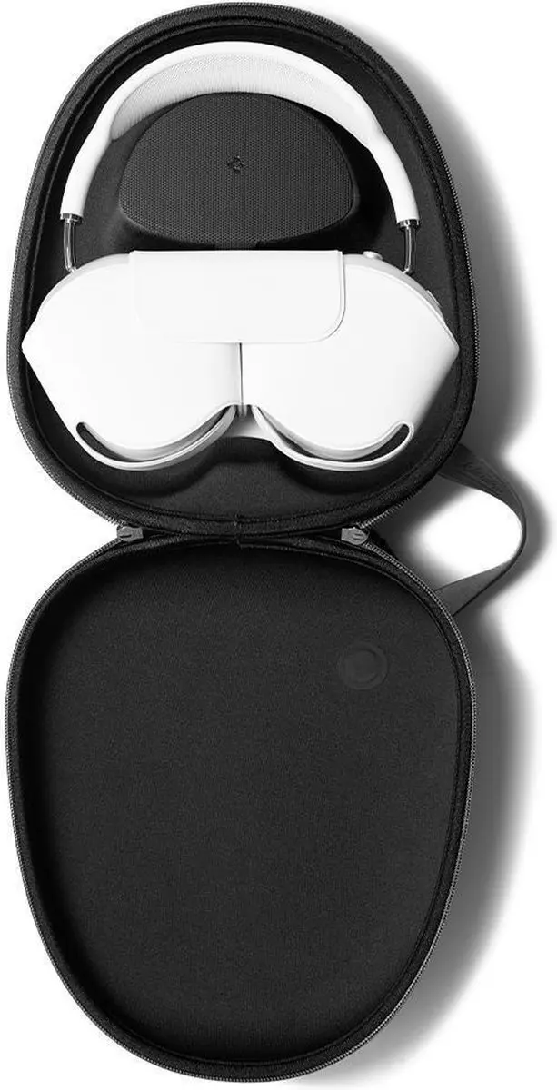 Spigen KLASDEN Pouch AirPods Max - Houtskool Grijs - 8809756647642 - afbeelding 4 van 6