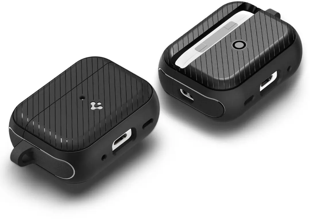 Spigen Mag Fit ACS05484 Hoesje - AirPods Pro 2 - Zwart - afbeelding 3 van 6