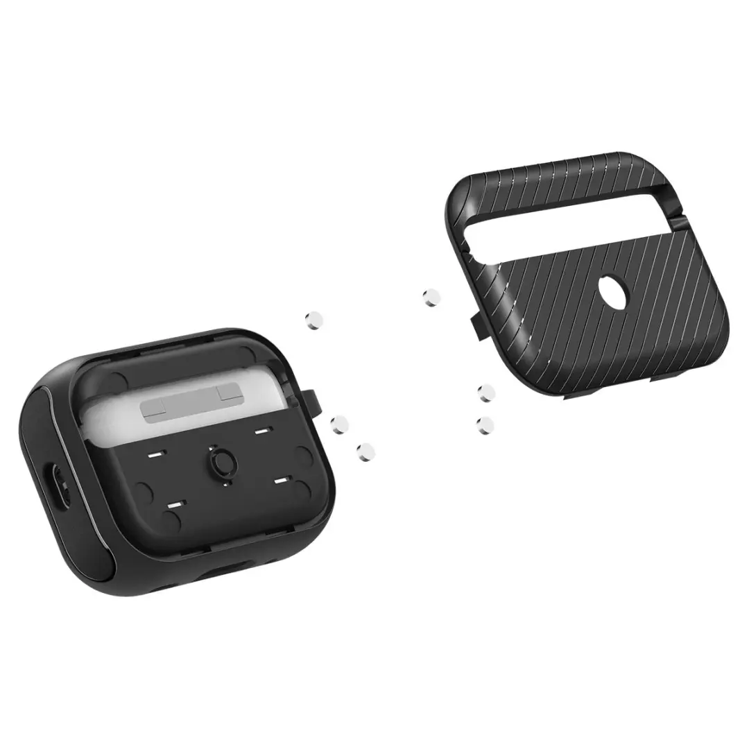 Spigen Mag Fit ACS05484 Hoesje - AirPods Pro 2 - Zwart - afbeelding 6 van 6