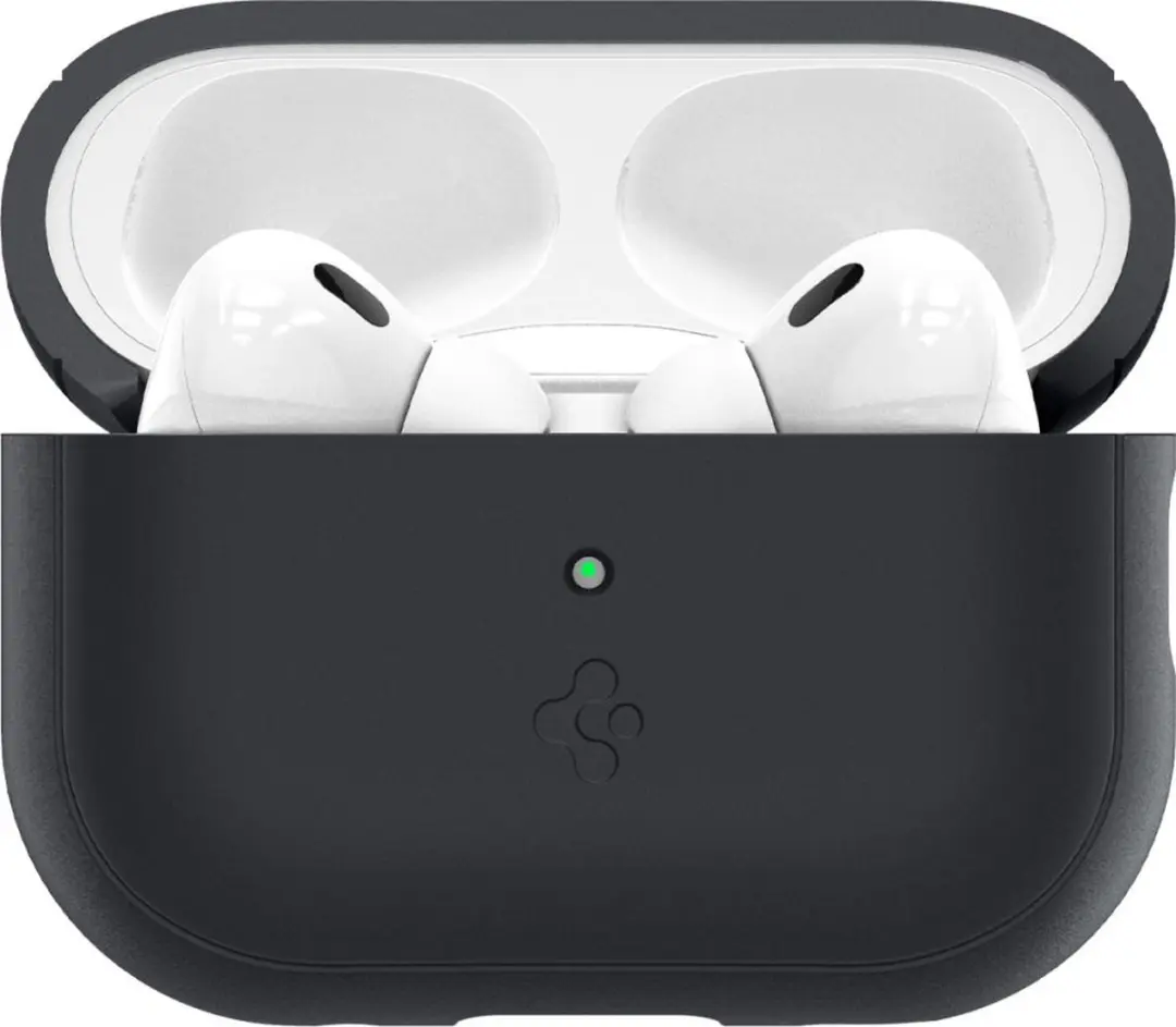 Spigen Silicone Fit Strap Case ACS05810 - Apple AirPods Pro - Zwart - afbeelding 6 van 6