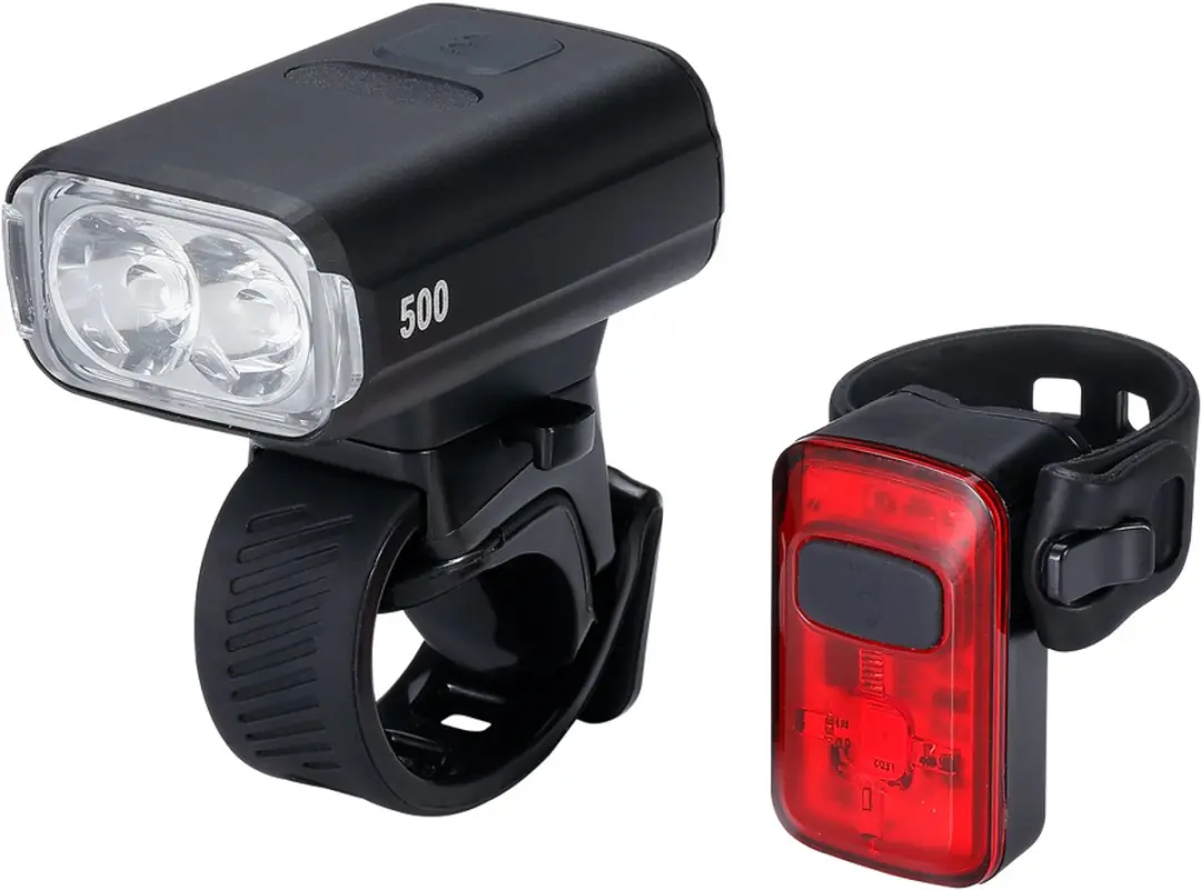 BBB Cycling NanoStrike 500 Combo Voorlicht & Achterlicht Set