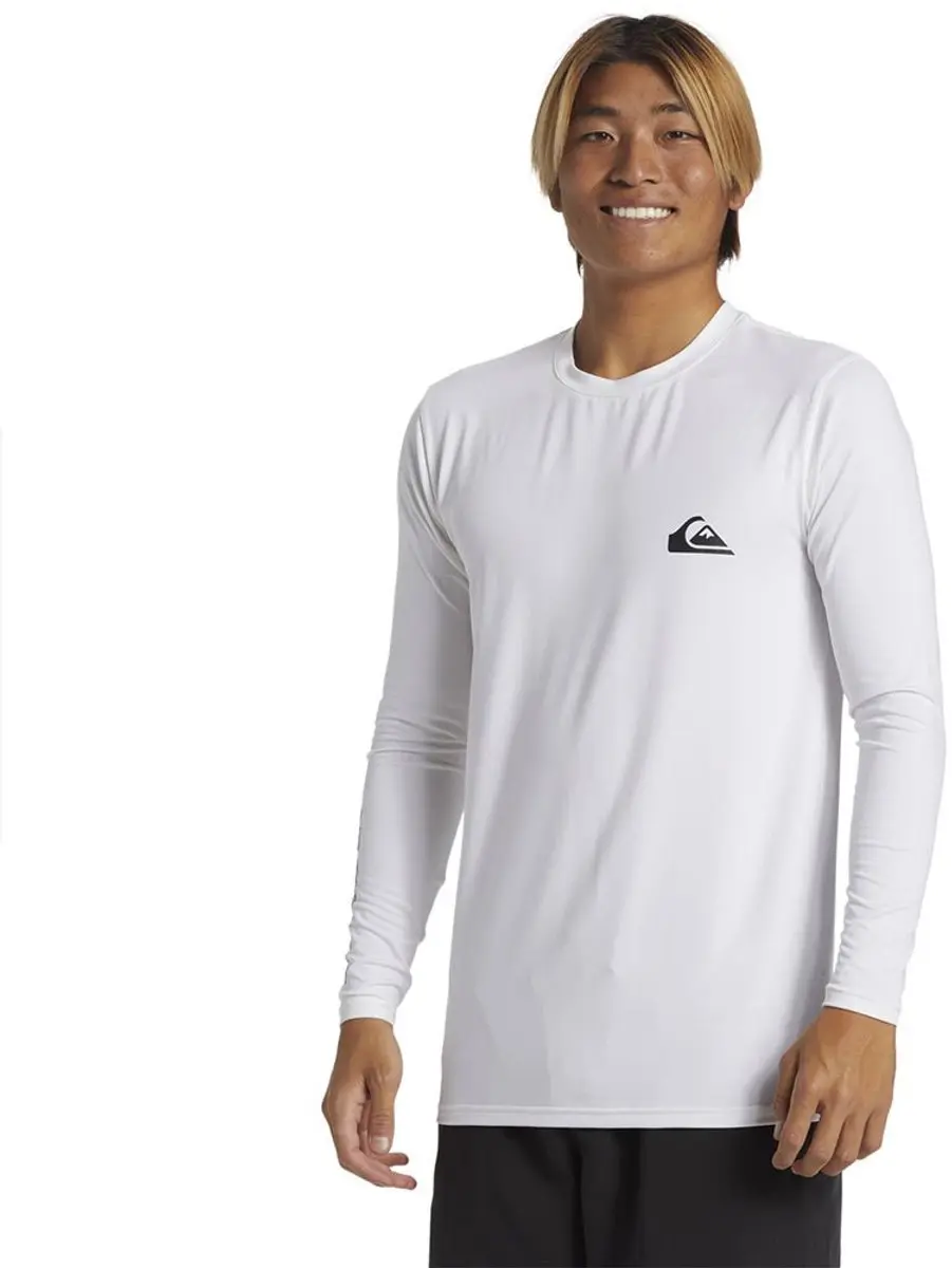 Quiksilver Everyday Surf Rashguard Wit - S
