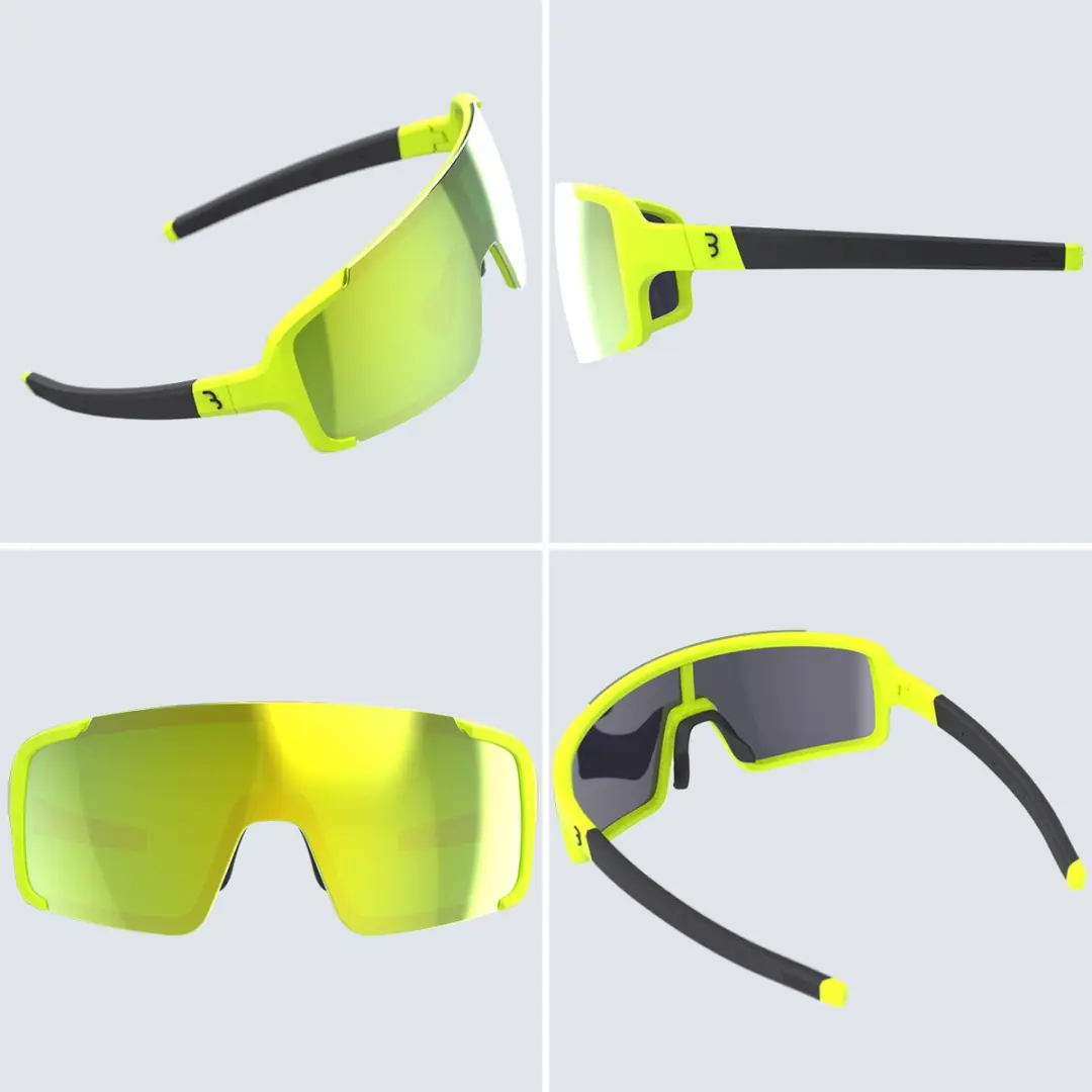 BBB Cycling Chester BSG-69 Fietsbril - Mat Neon Geel