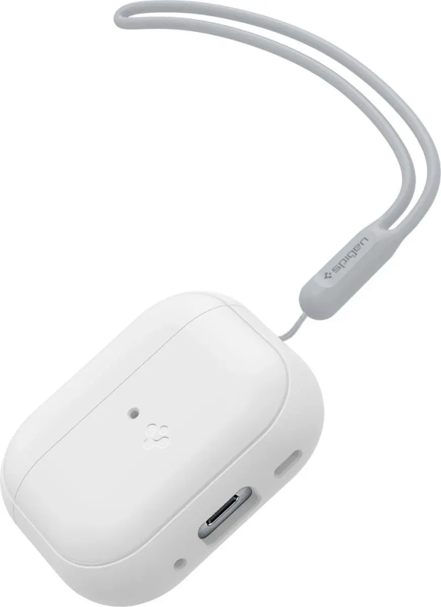 Spigen Silicone Fit Strap Case AirPods Pro - Wit - afbeelding 6 van 6