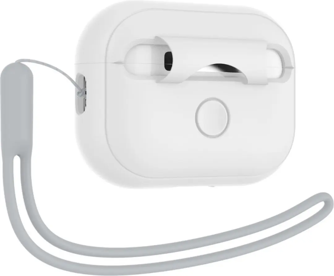 Spigen Silicone Fit Strap Case AirPods Pro - Wit - afbeelding 3 van 6