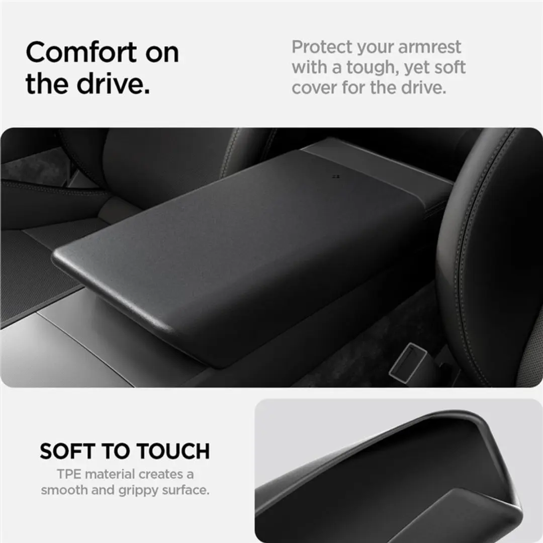 Spigen Armleuninghoes Tesla Model 3 2024 - Zwart