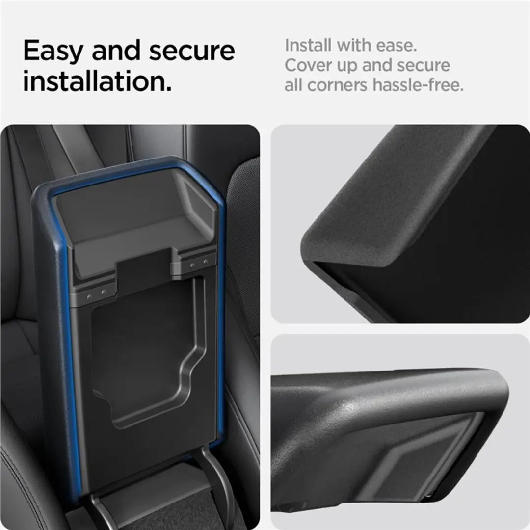 Spigen Armleuninghoes Tesla Model 3 2024 - Zwart - afbeelding 6 van 6