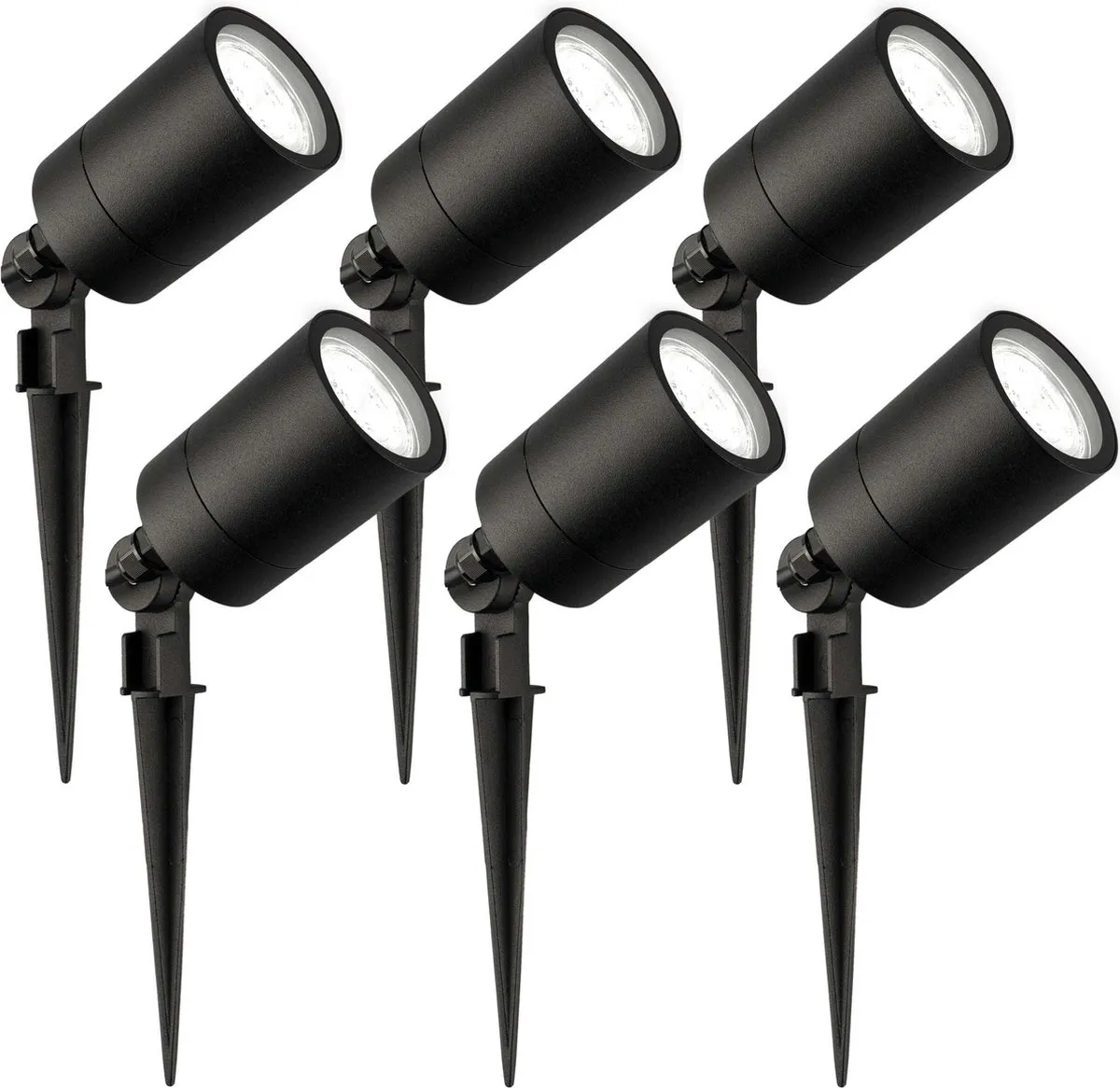 LEDVION 6X LED Prikspots 5W 6500K