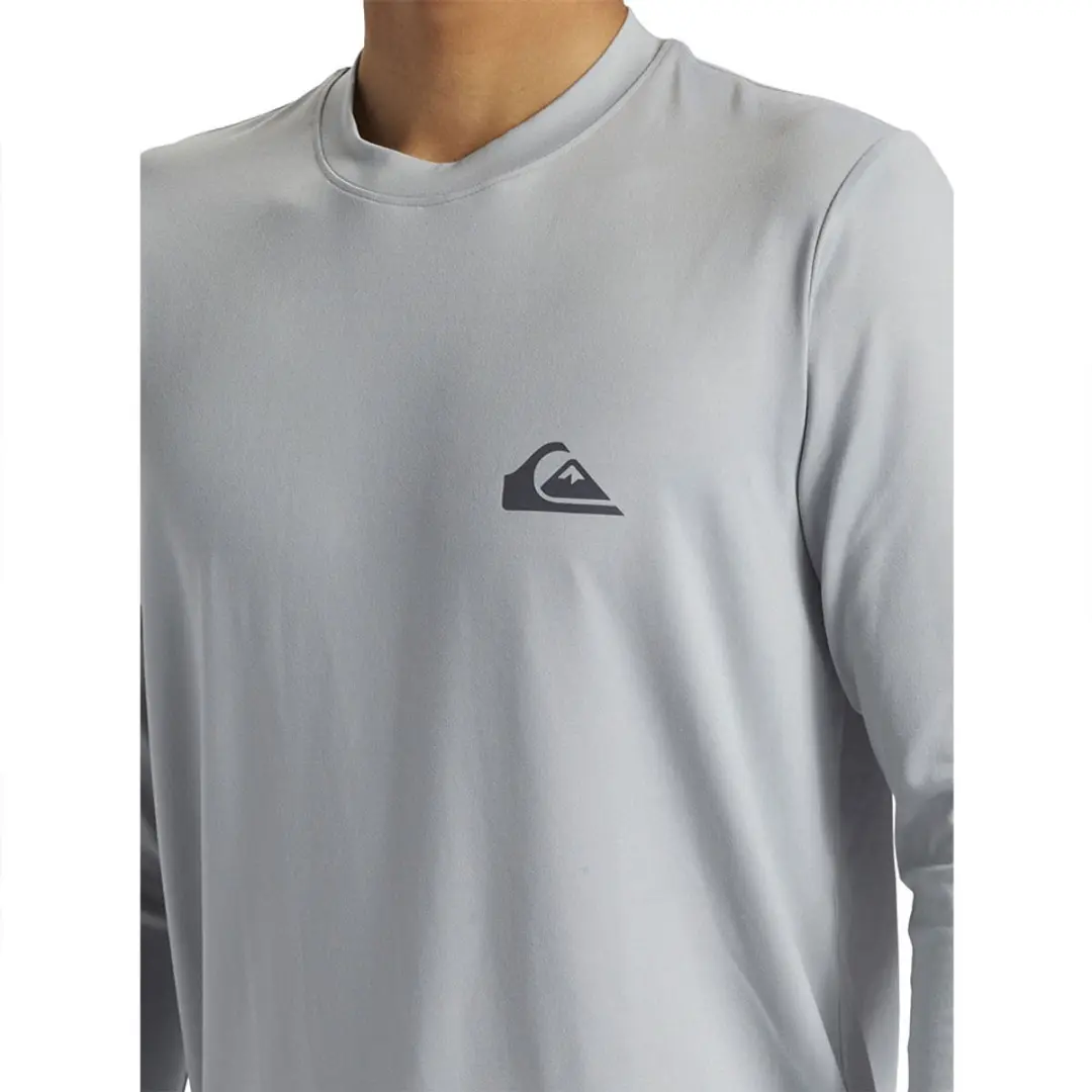 Quiksilver Everyday Surf Rashguard Lange Mouwen - Grijs L