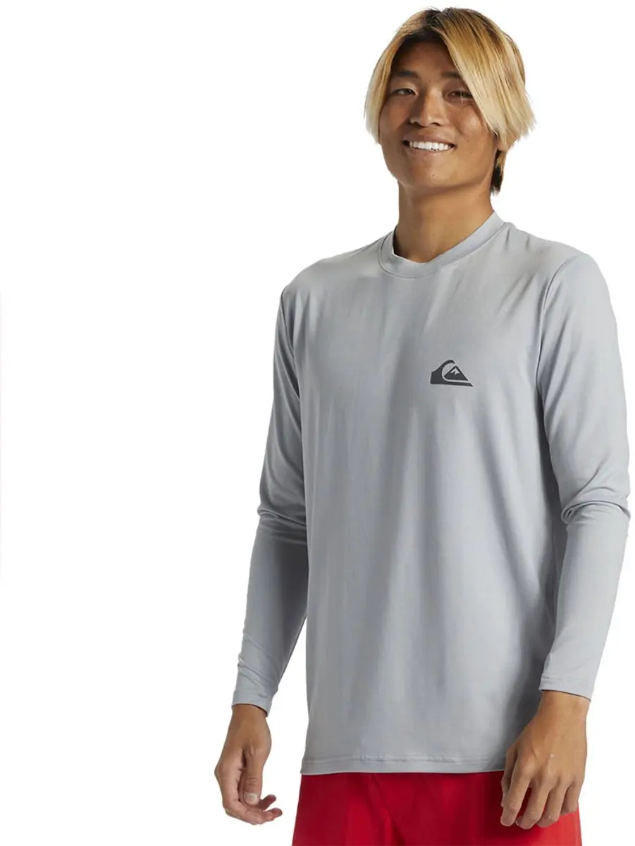 Quiksilver Everyday Surf Rashguard Lange Mouwen - Grijs L