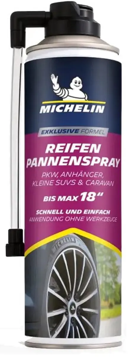 MICHELIN Reifenpannenhilfe spray, 500 ml, tot 18 inch